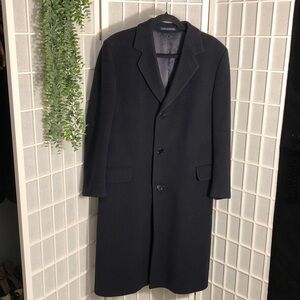 Men's Black Trench Coat